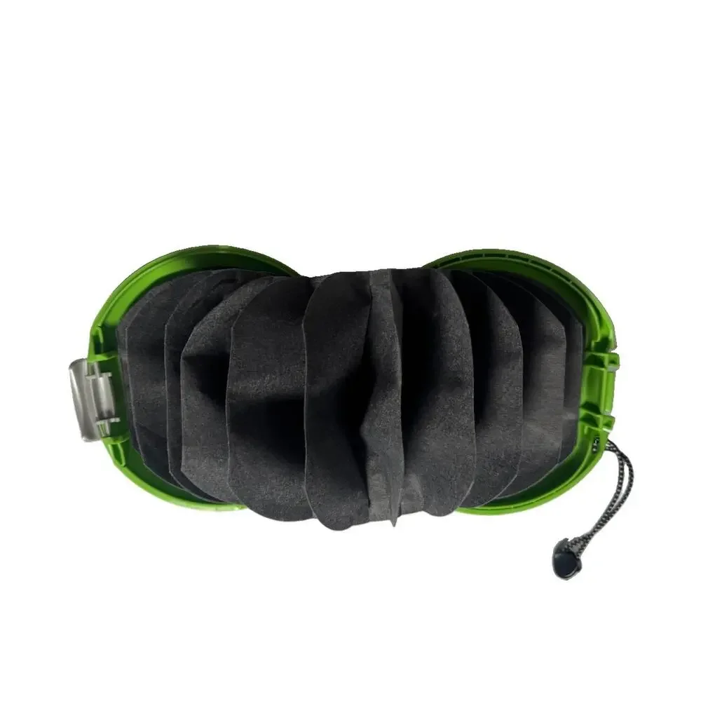 Discgear Green Collapsible CD DVD Disc Storage Wallet Case Portable Organizer